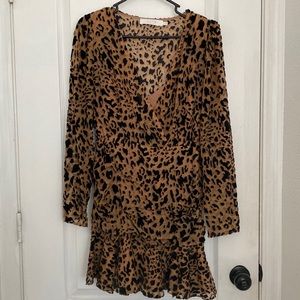 ASTR animal print dress